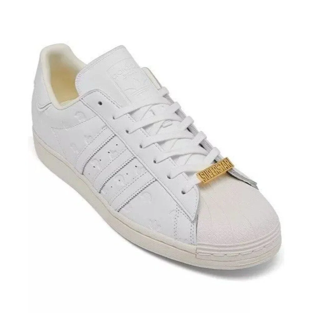 Adidas New Men's Size 11 Originals Superstar White Gold Shoes Sneakers‎ GY0025